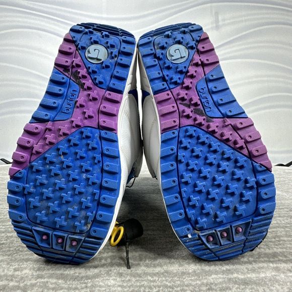 Burton Snowboard Boots Mint Imprint 1 True Fit White Womens Size 7.5 - Picture 10 of 14